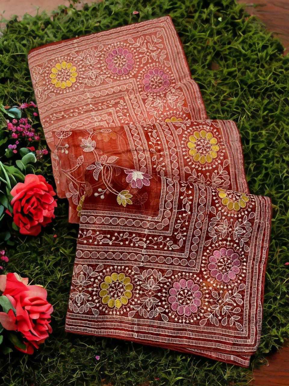 YNF ORGANZA MPL ARIYA WHOLESALE SAREES MANUFACTURER